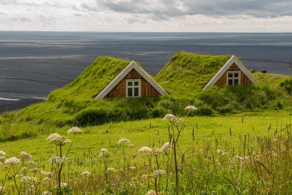 Traditional Farm Houses, Vatnajökull National Park, Iceland