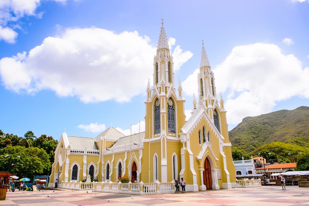 Basilica Pilgrimage Church Santuario de la Virgen in the Valley of the Espiritu Santo, Isla Margarita, Venezuela