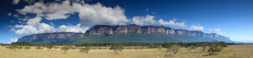 Acopan Tepui (mountain) and Tikika Valley all in Highlands of Guiana, Venezuela