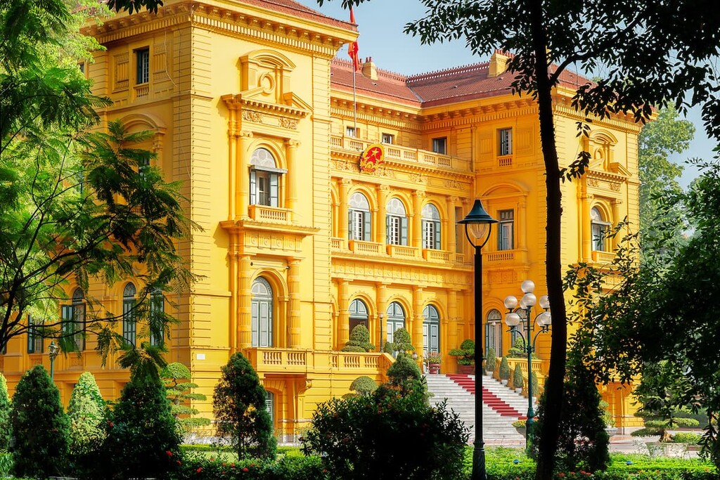  Old Presedential Palace in Hanoi, Vietnam, Vietnam