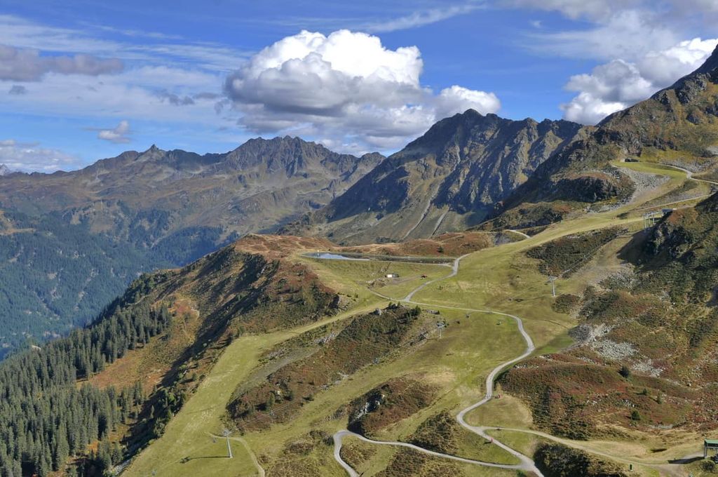 Airshot Hochfirst mountain, Vorarlberg, Austria