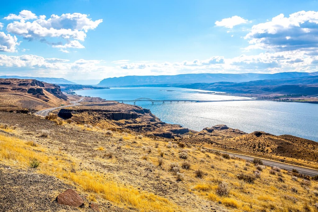 Colombia River from Wild Horses Monument, Washington