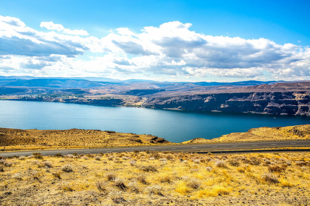 Colombia River from Wild Horses Monument, Washington