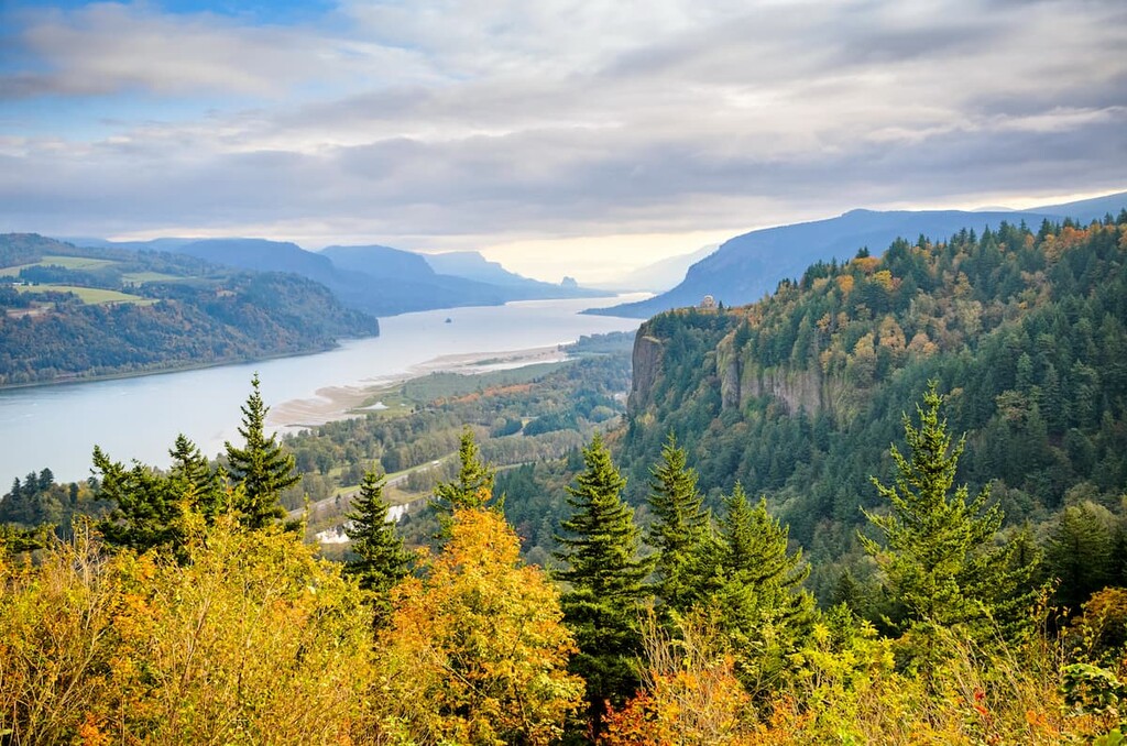 Elevated View of the Columbia Gorge