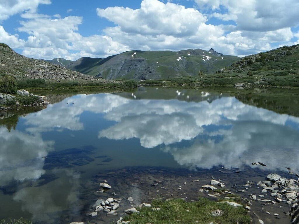 Highland Mary Lakes, Unnamed Peak (12,603 feet), Weminuche Wilderness, US