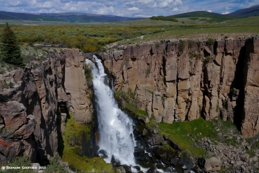 North Clear Creek Falls, Weminuche Wilderness, US