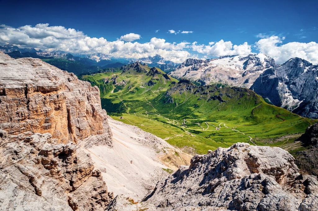 Glacier Marmolada, West Dolomites, Italy
