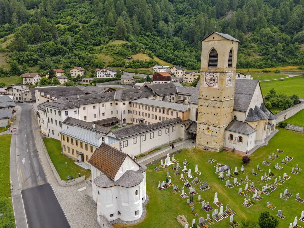 Abbey of Saint John at Müstair, Western Rhaetian Alps