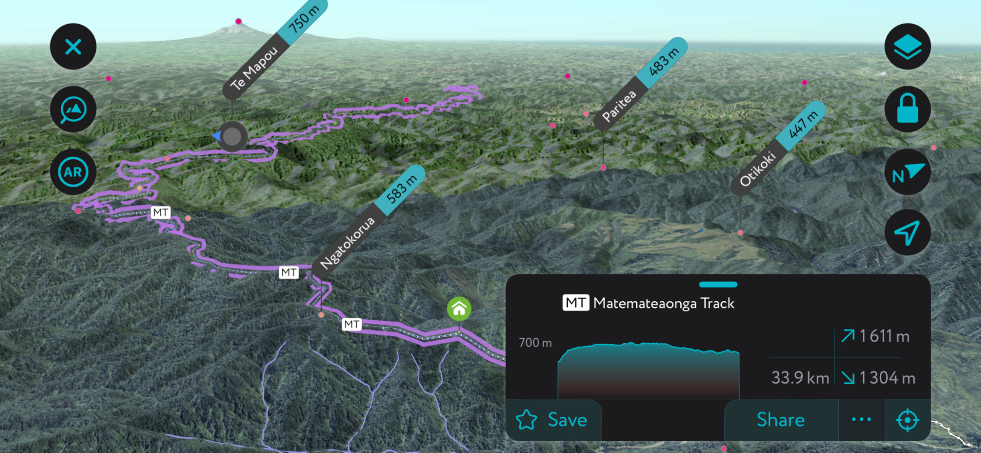 Matemateāonga Track, Whanganui National Park, New Zealand