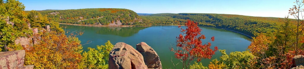 Devil's Lake - View from the Tumbled Rocks Trail