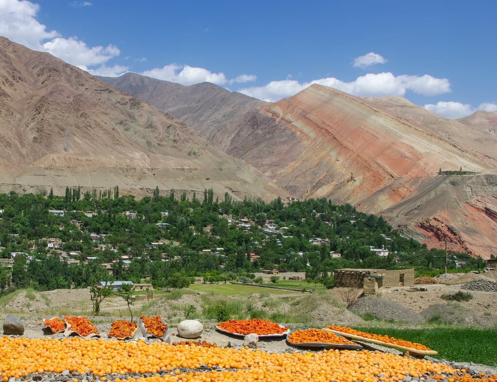 Zeravshan river valley, Sughd province, Tajikistan