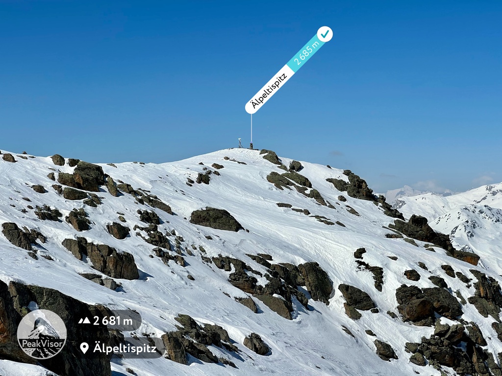 Älpeltispitz’s summit. Silvretta Alps