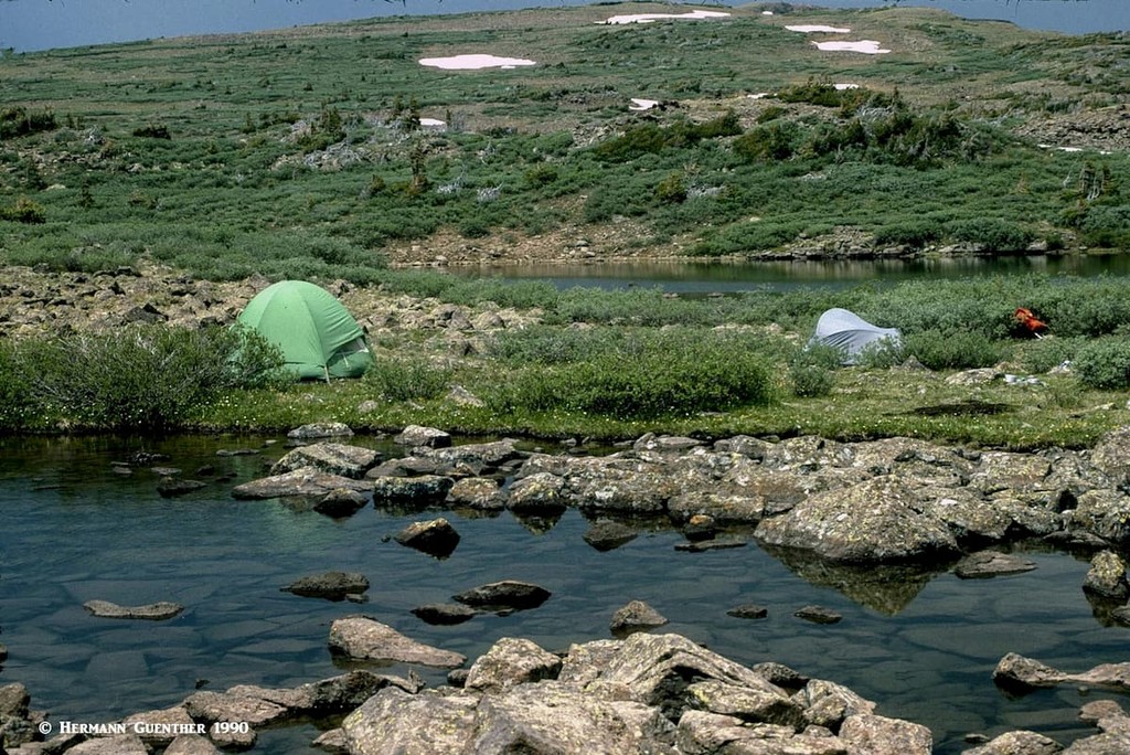 Camping on the Flat Tops, Eagle County, Colorado