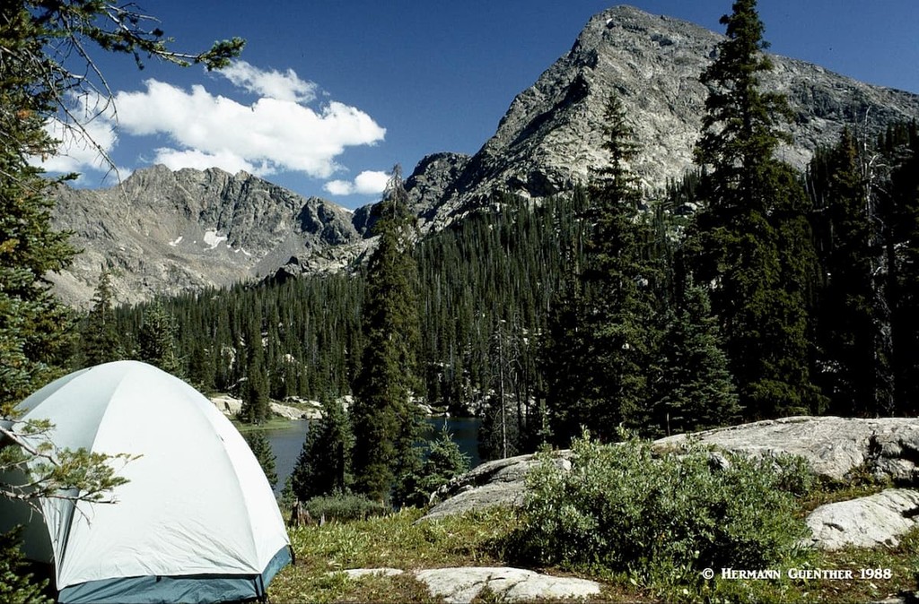 Wilderness Campsite at Lake Charles, Fools Peak, Eagle County, Colorado