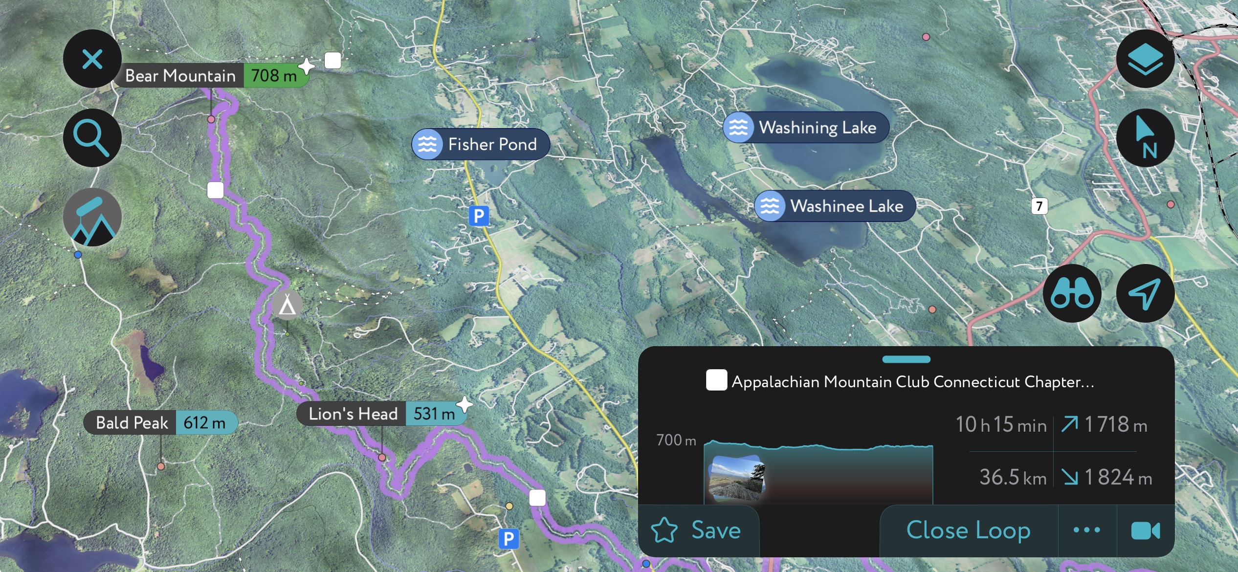 The Appalachian Trail in CT