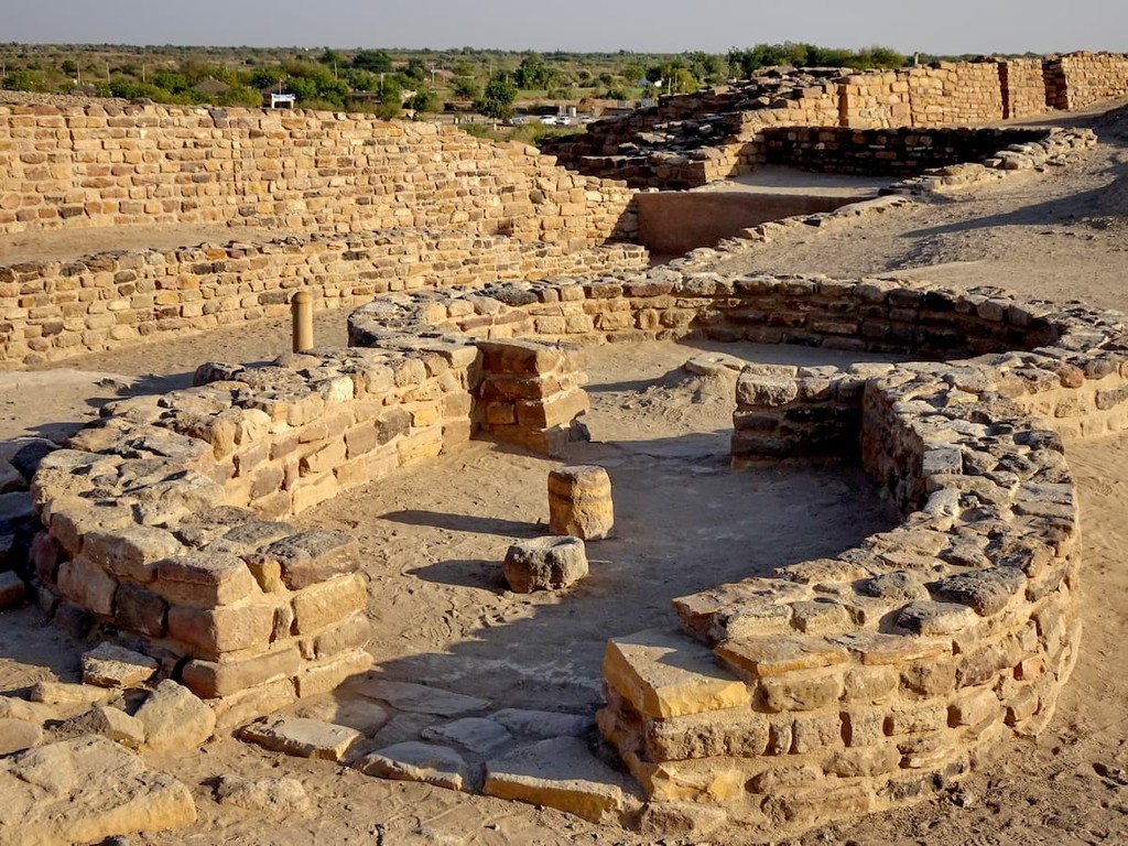 Ruins of Dholavira, a Harappan metropolis, in Gujarat