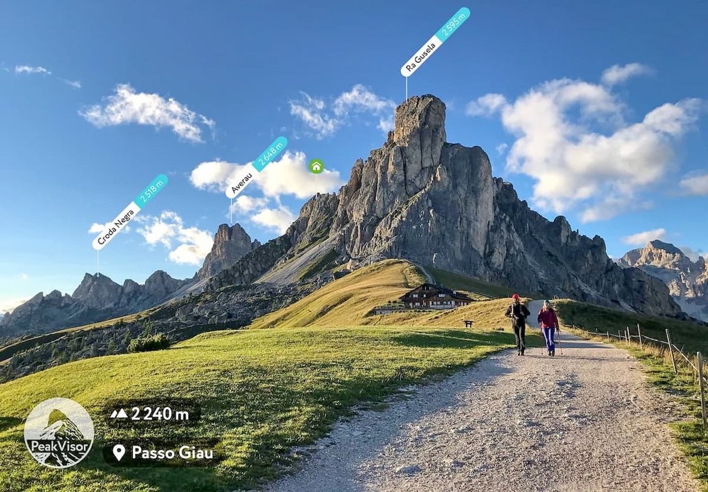 Passo Giau is one of the most popular and most spectacular mountain passes in the Dolomites, Italy