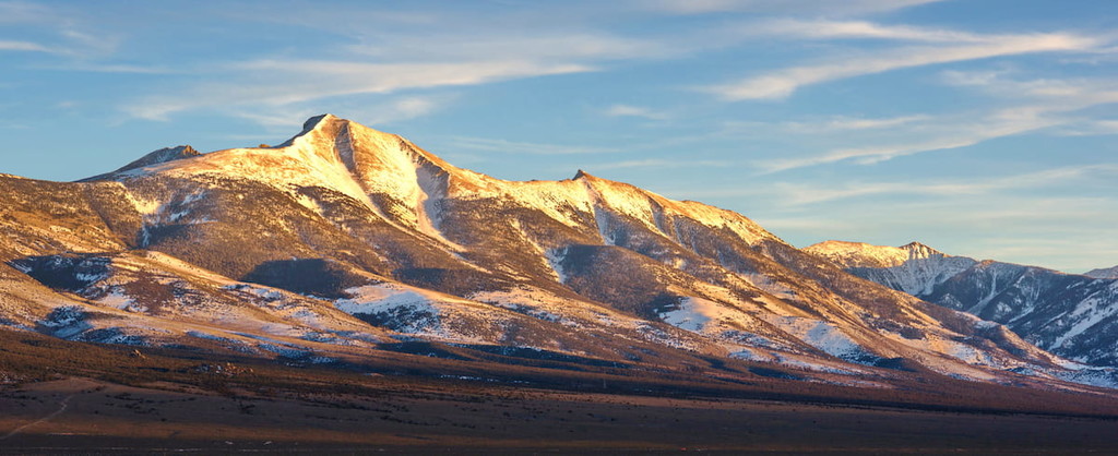 Mountain Range Surrounds Great Basin National Park Nevada