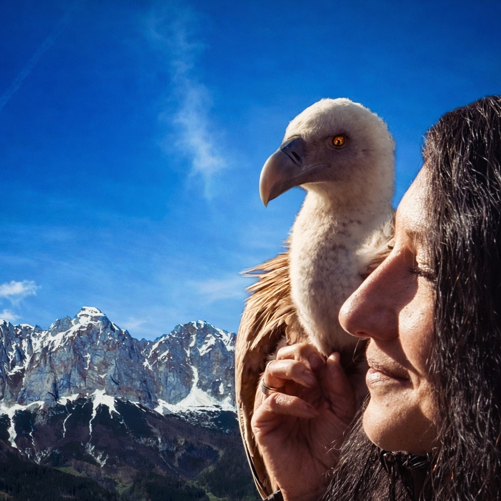 Alpengeierin Janet