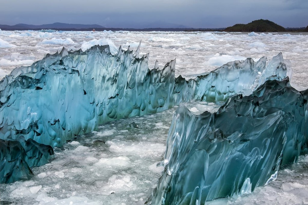 Laguna San Rafael near the San Rafael Glacier in in the Northern Patagonian Ice Field in southern Chile