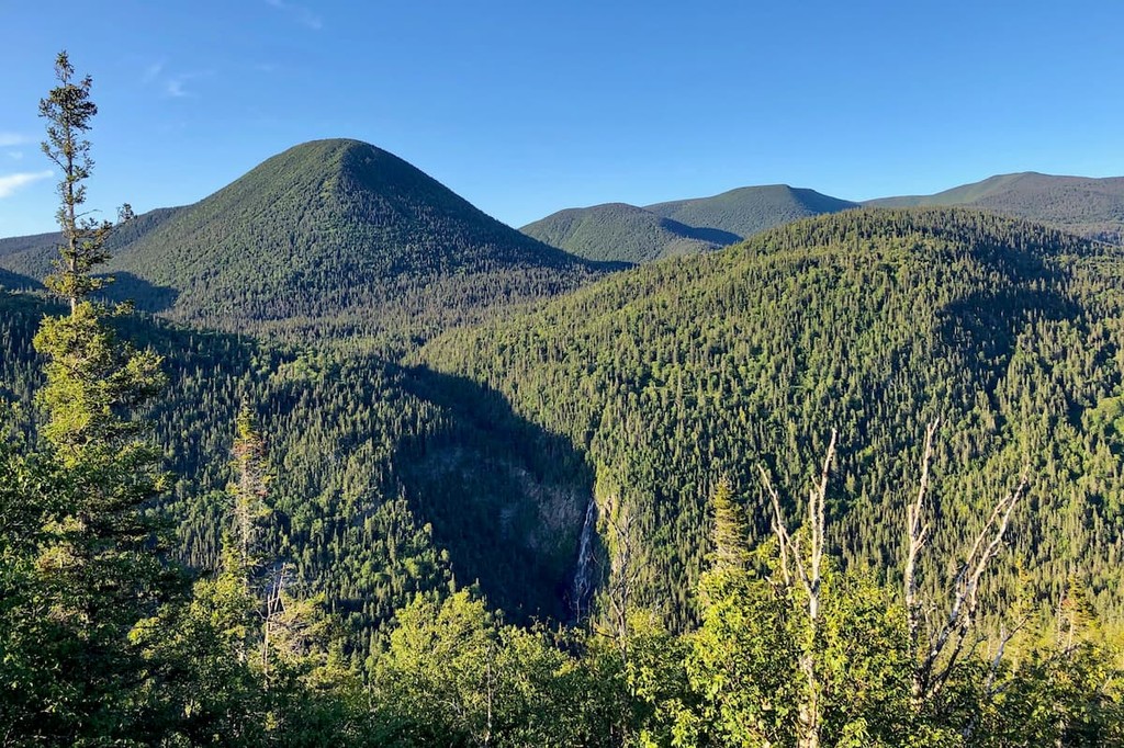 Chic-Chocs mountain range in the Gaspesie National Park