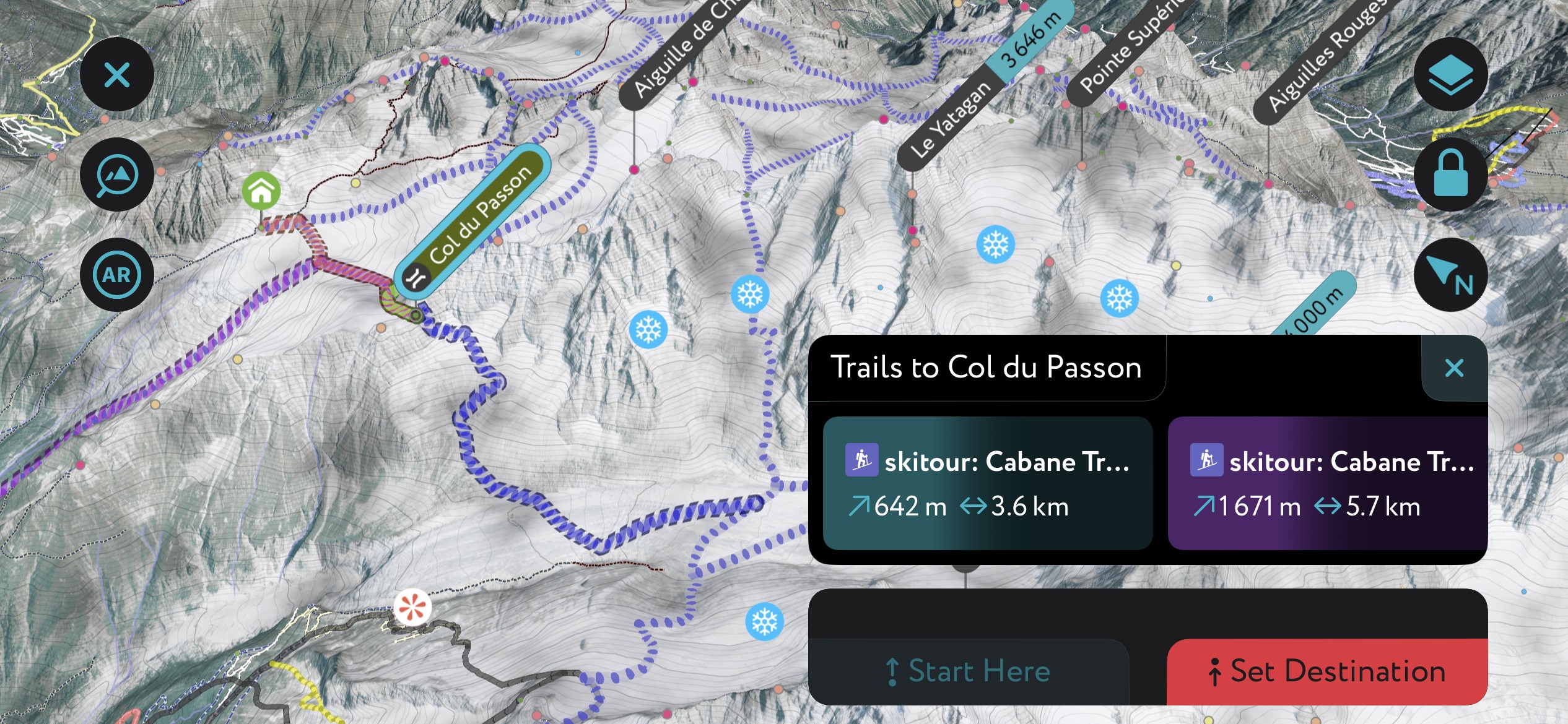 The Secrets to Finding the Best Snow Off-Piste.
             The Col du Passon, one of the ultimate lift-access ski tours from the Grands Montets.
