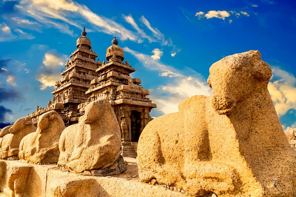 Famous Tamil Nadu landmark, UNESCO world heritage. Tamil Nadu