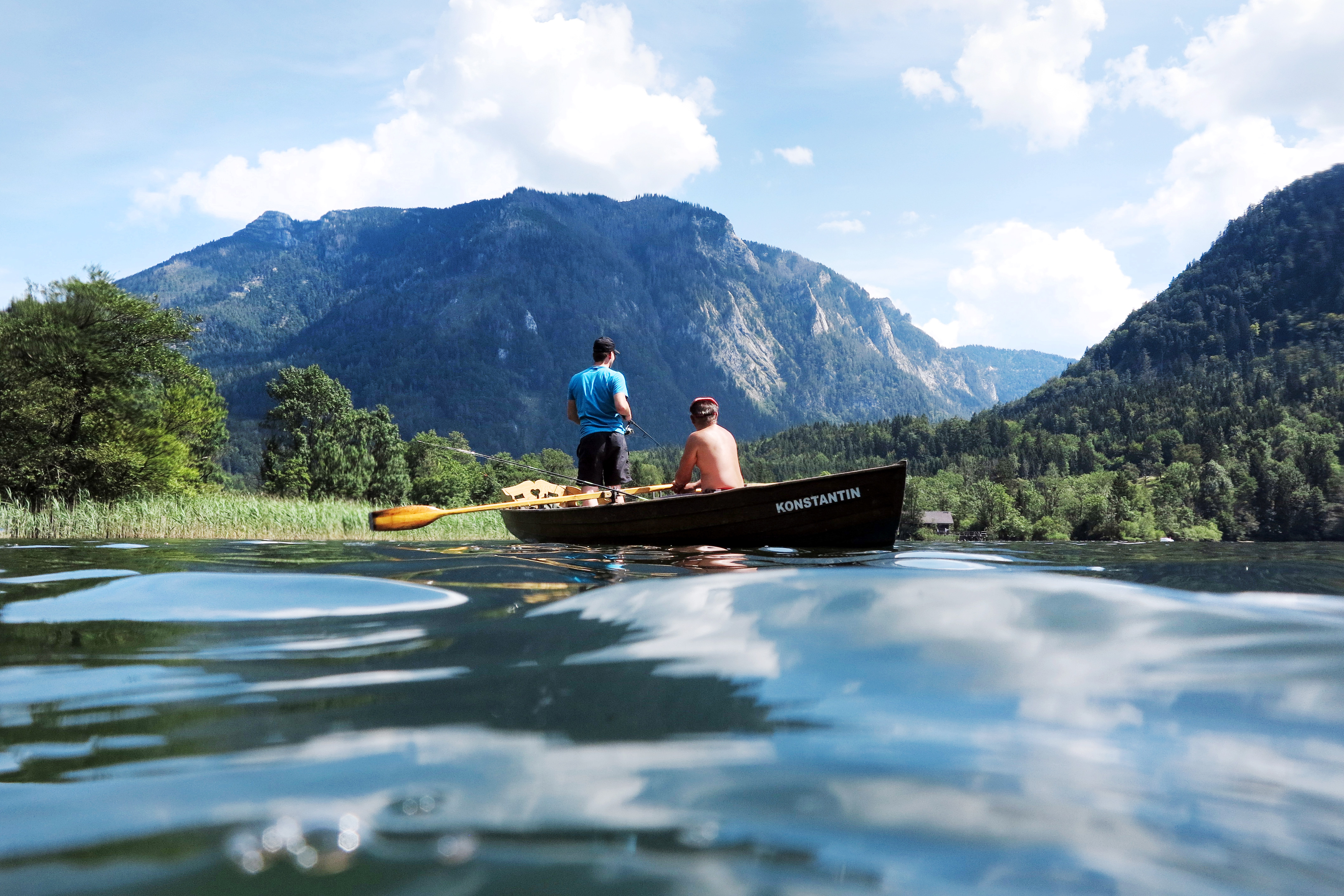 Fischen am Lunzer See