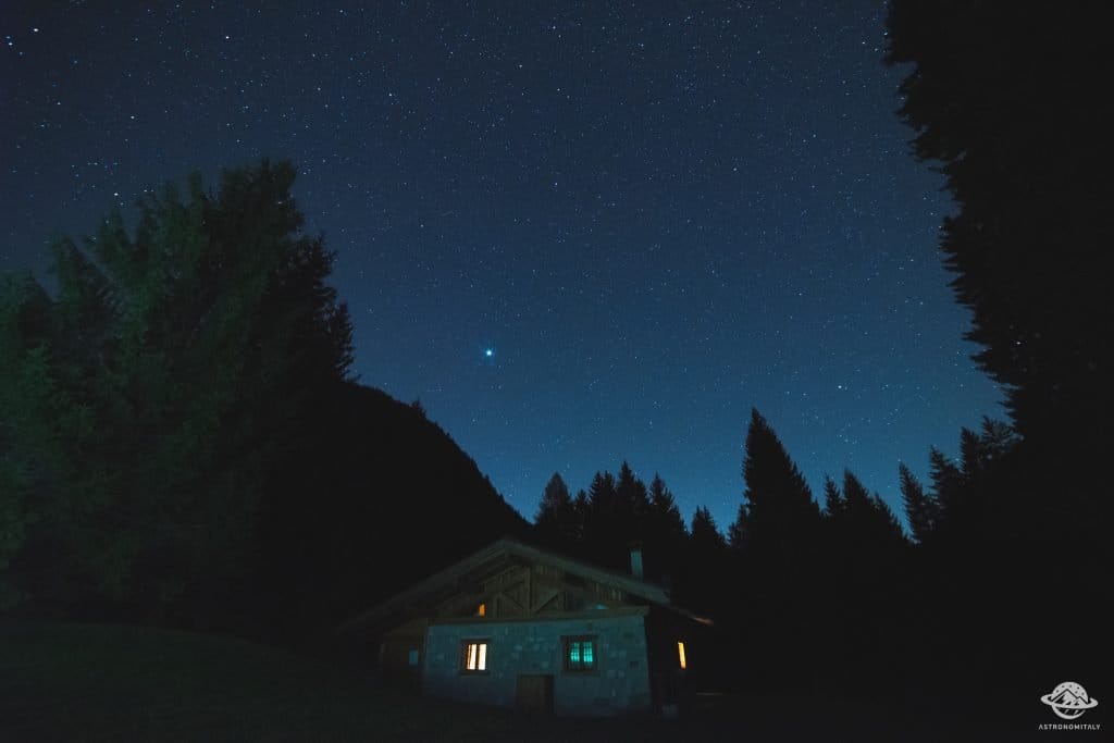 Stargazing a Baita Valon, Trentino