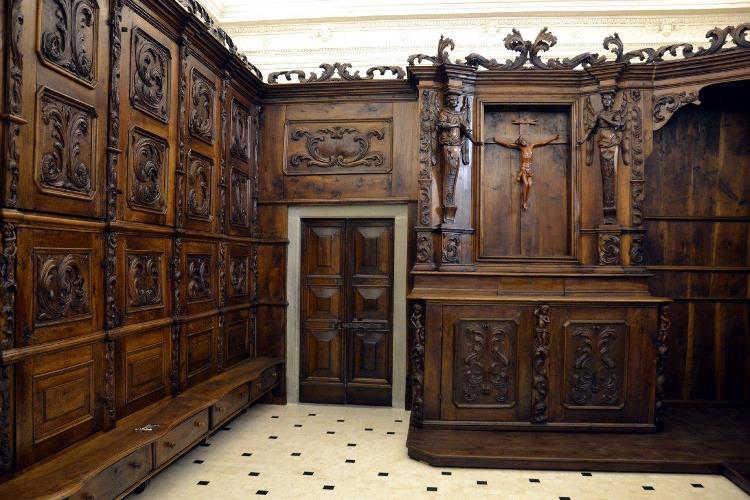 La Sacrestia lignea della chiesa di S.Giovanni Battista