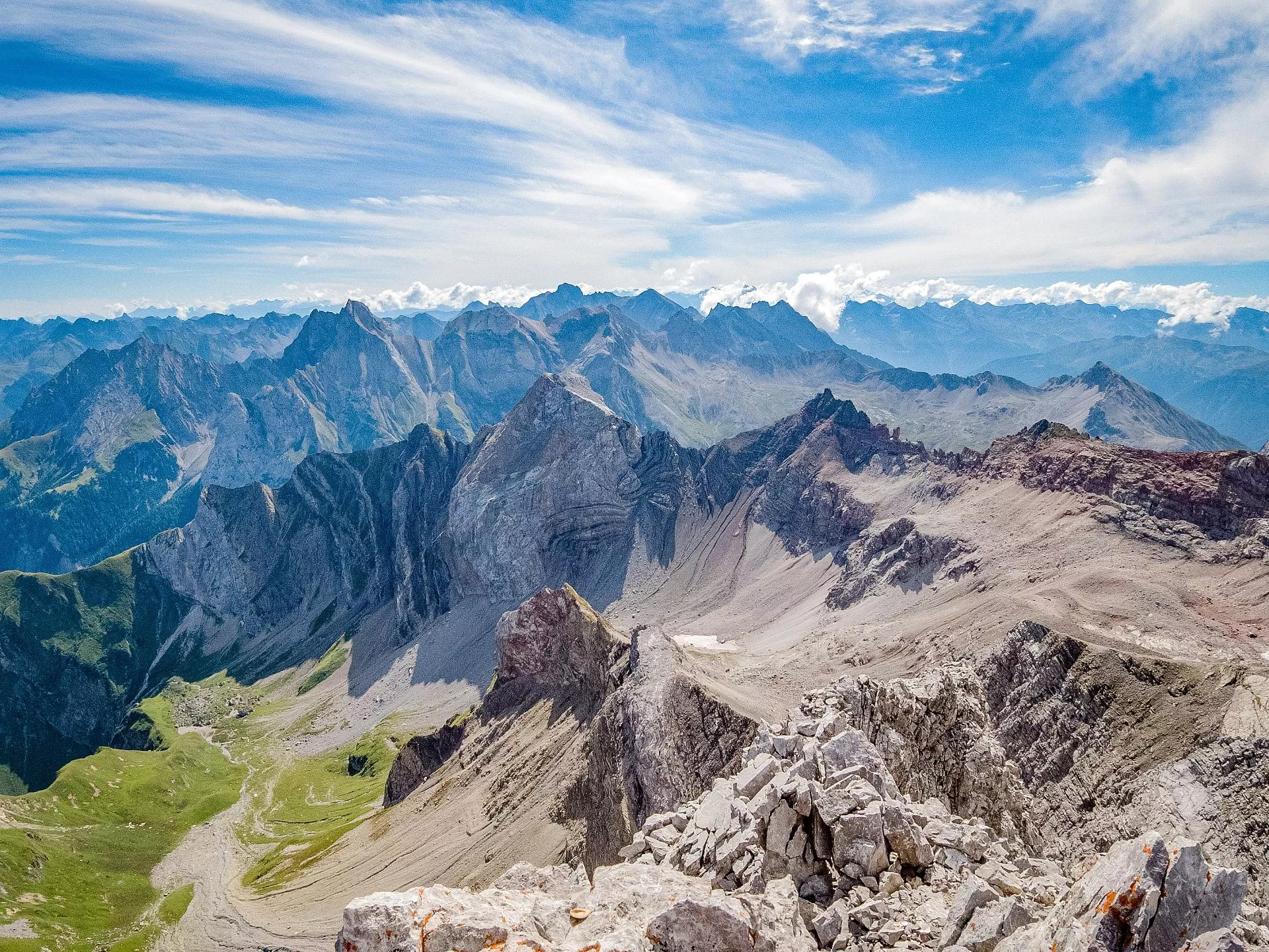 Klettergebiet Freispitze 2884 m
