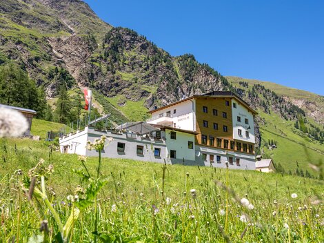 Berggasthof Bodenalpe im Sommer
