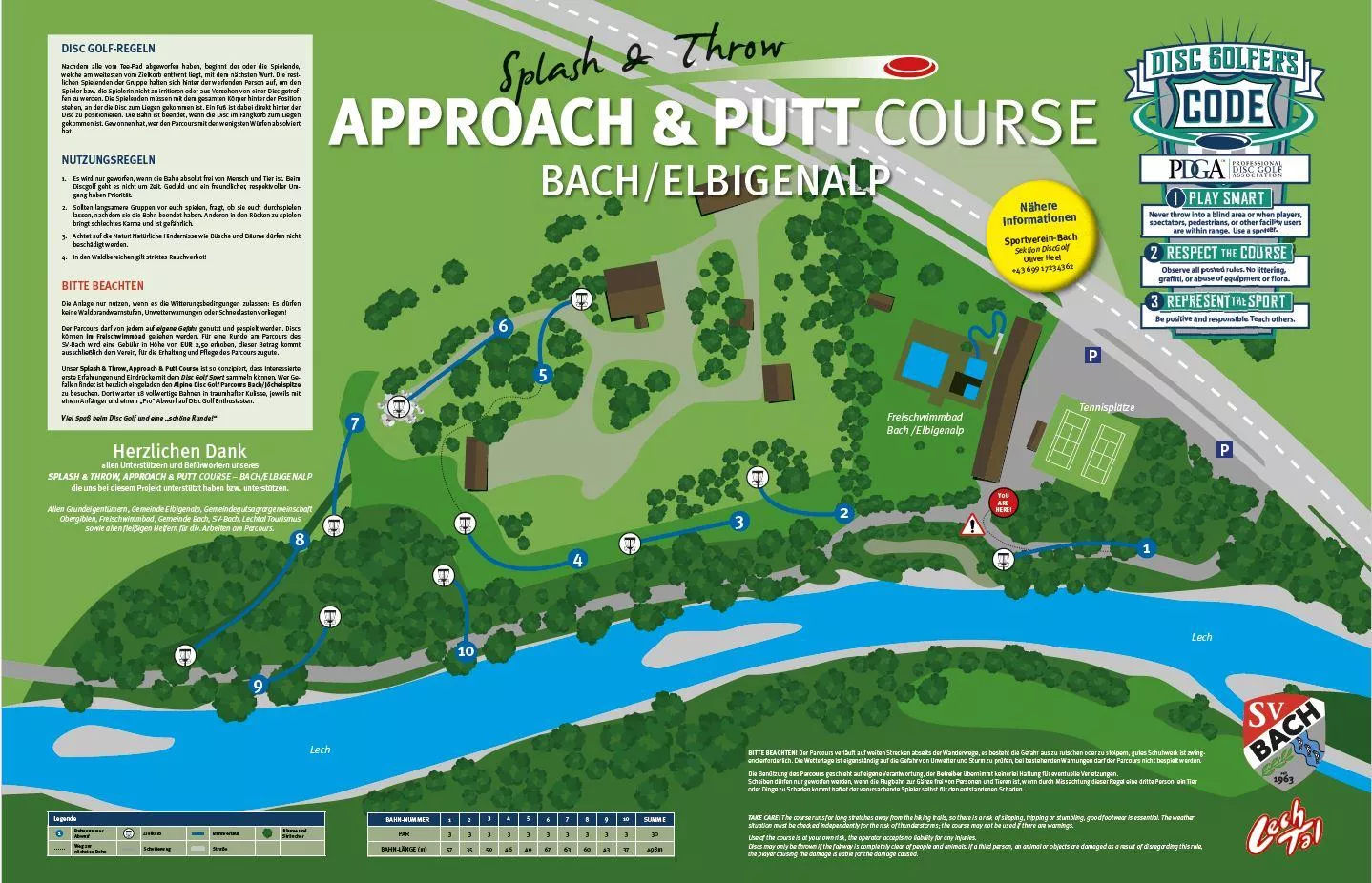 Disc Golf Übungsparcour Bach/Elbigenalp