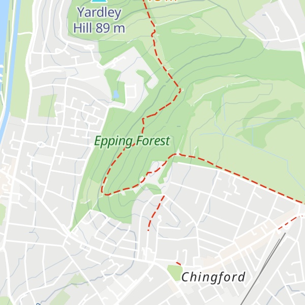 Map of Pole Hill