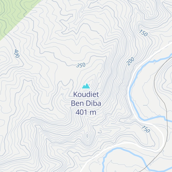 Map of Koudiet Ben Diba
