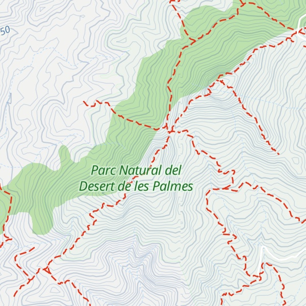 Map of Cim de la Roca Blanca