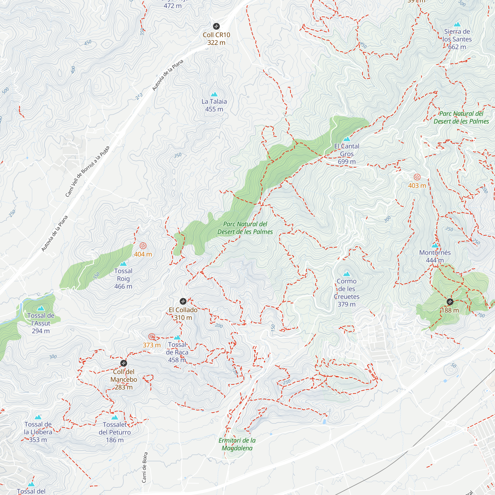 Refugi de la Roca Blanca map