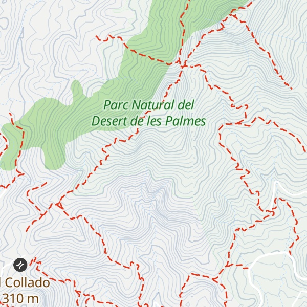 Map of Refugi de la Roca Blanca