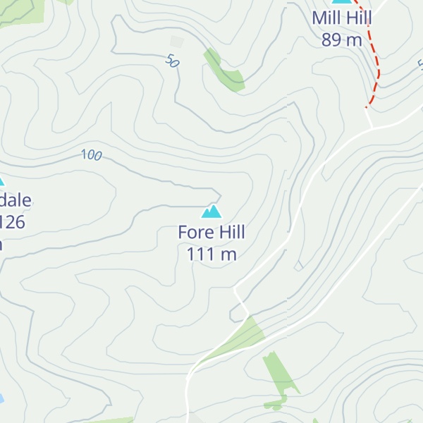 Map of Fore Hill