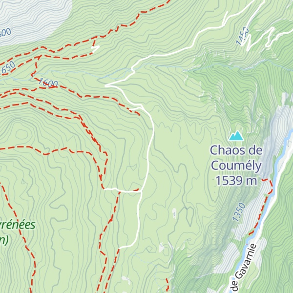 Map of Gîte d'étape Le Saugué
