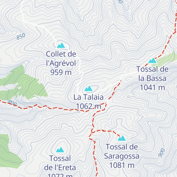 Map of La Talaia