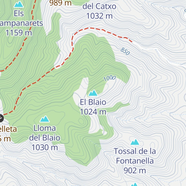 Map of El Blaio