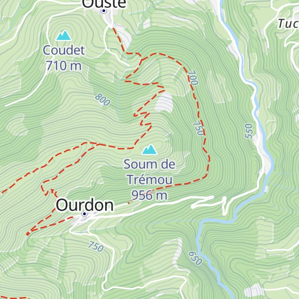Map of Soum de Trémou