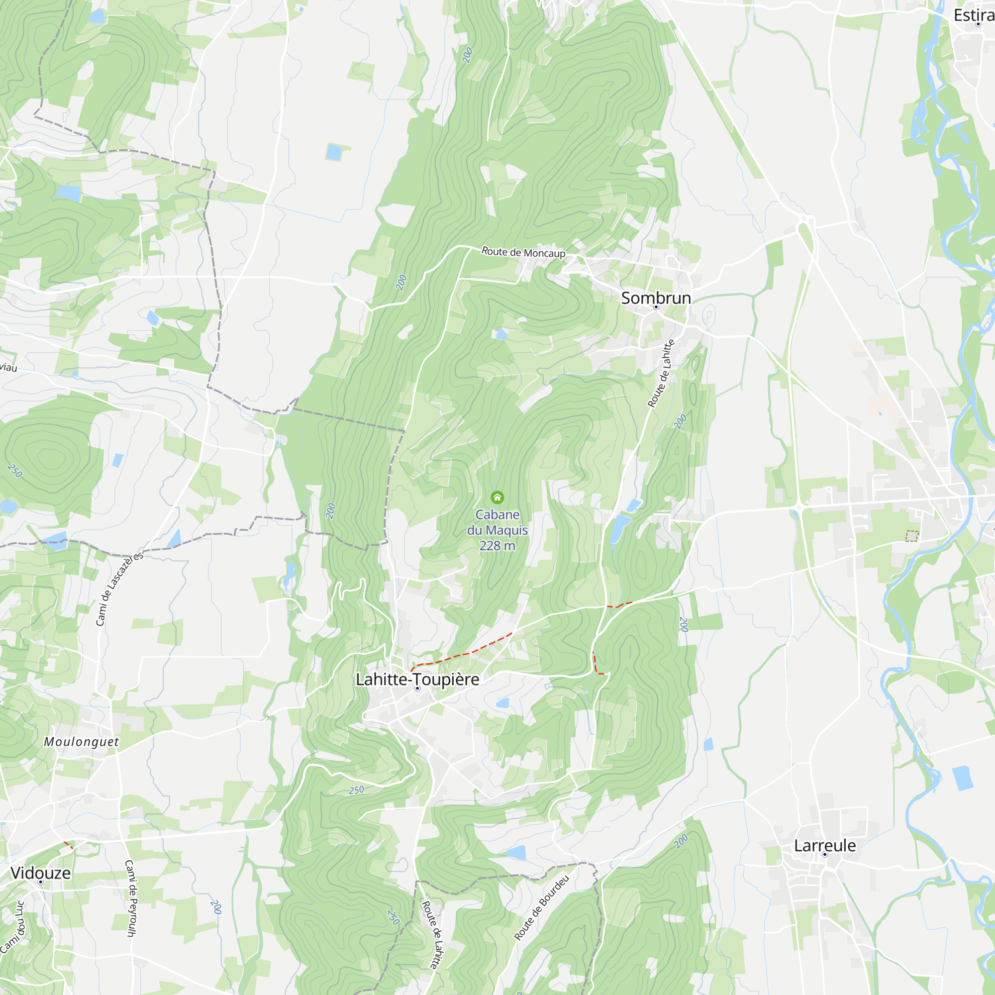 Cabane du Maquis map