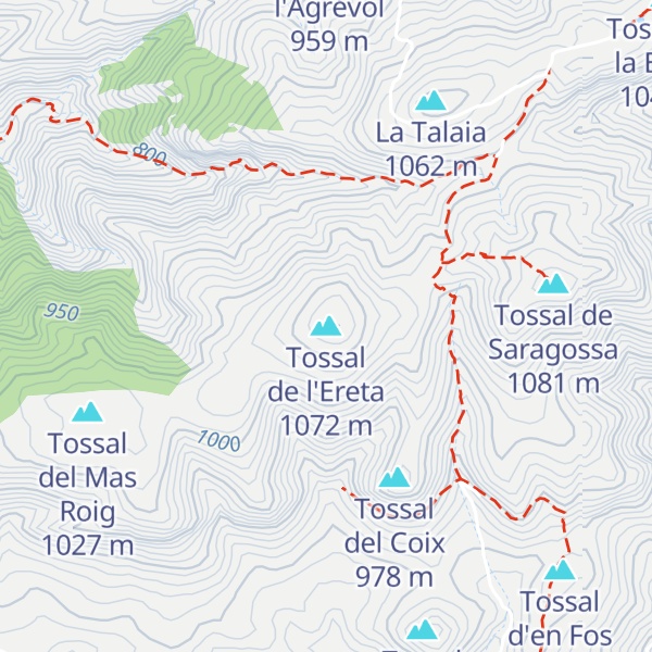 Map of Tossal de l'Ereta