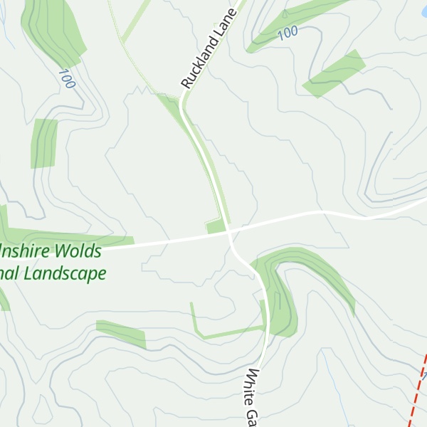 Map of Tetford Hill