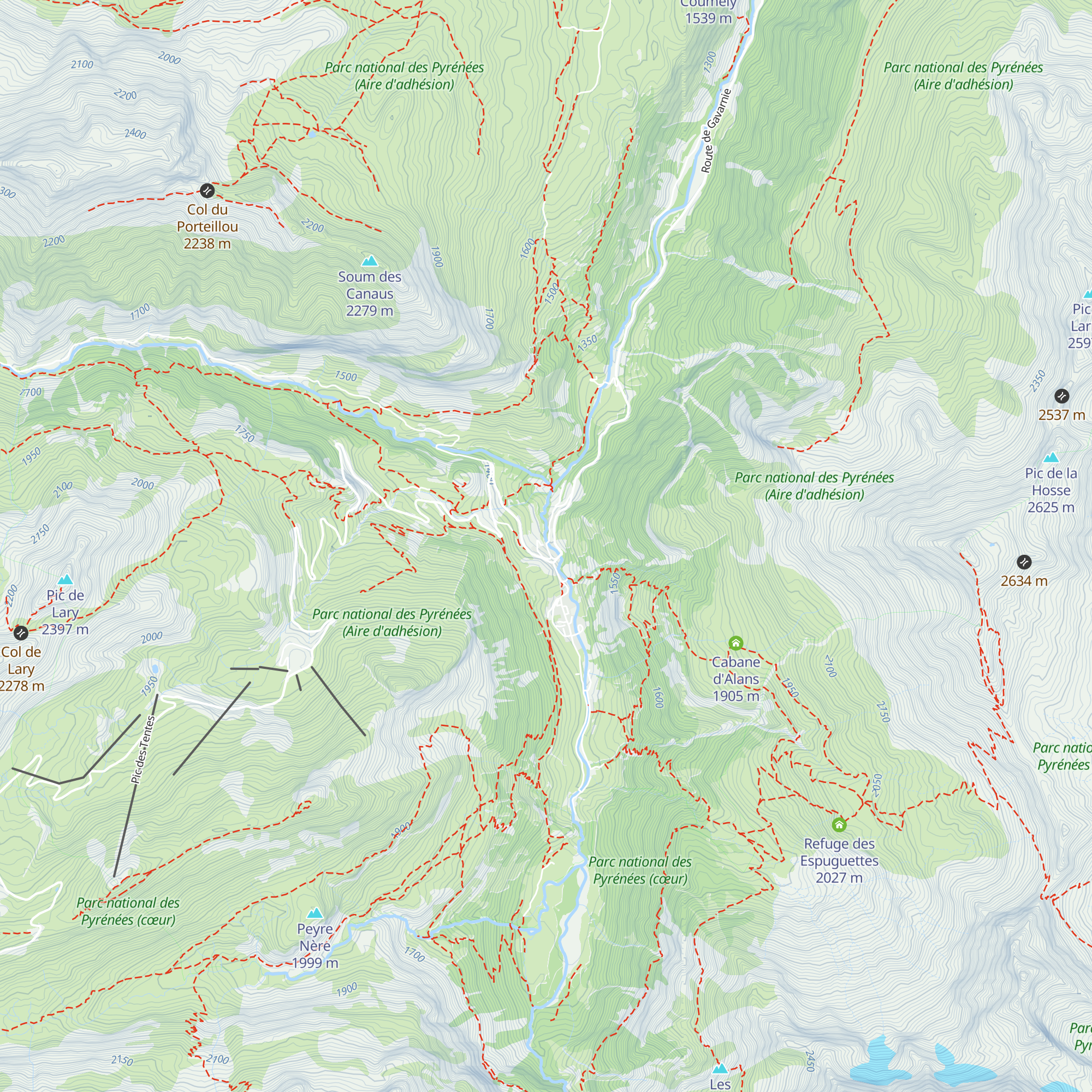 Gîte le Gypaëte map