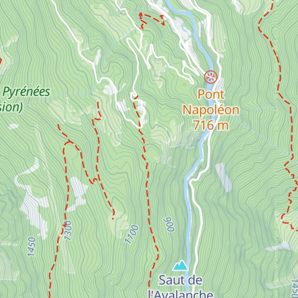 Map of Saut des Hollandais