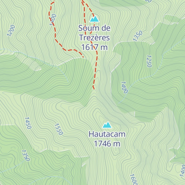 Map of Cabane des Sangliers