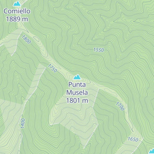 Map of Punta Musela